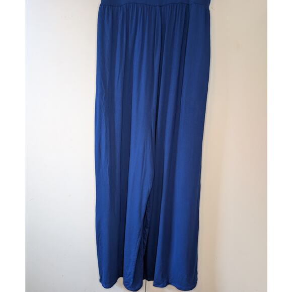 Isabel Blue Maternity Jumpsuit - Picture 3 of 7